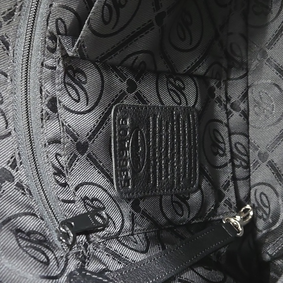 Brighton Blue Nylon Leather Tote Shoulder Bag - Picture 11 of 13